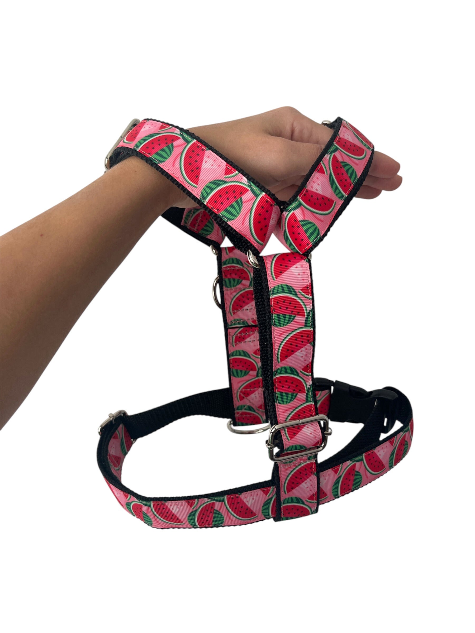 DOG HARNESS - WATERMELON