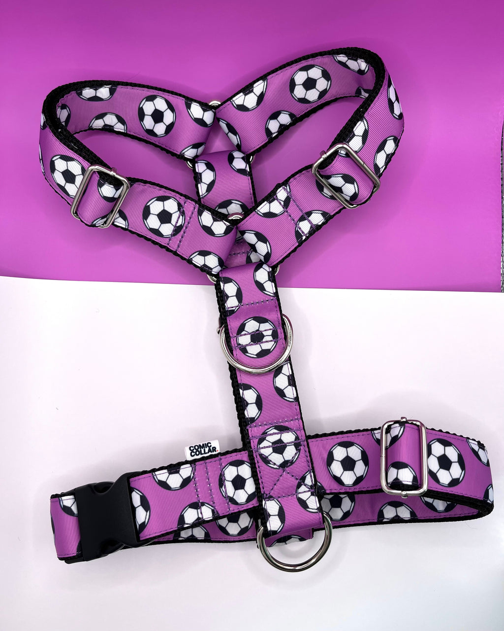 DOG HARNESS - FOOTBALLS