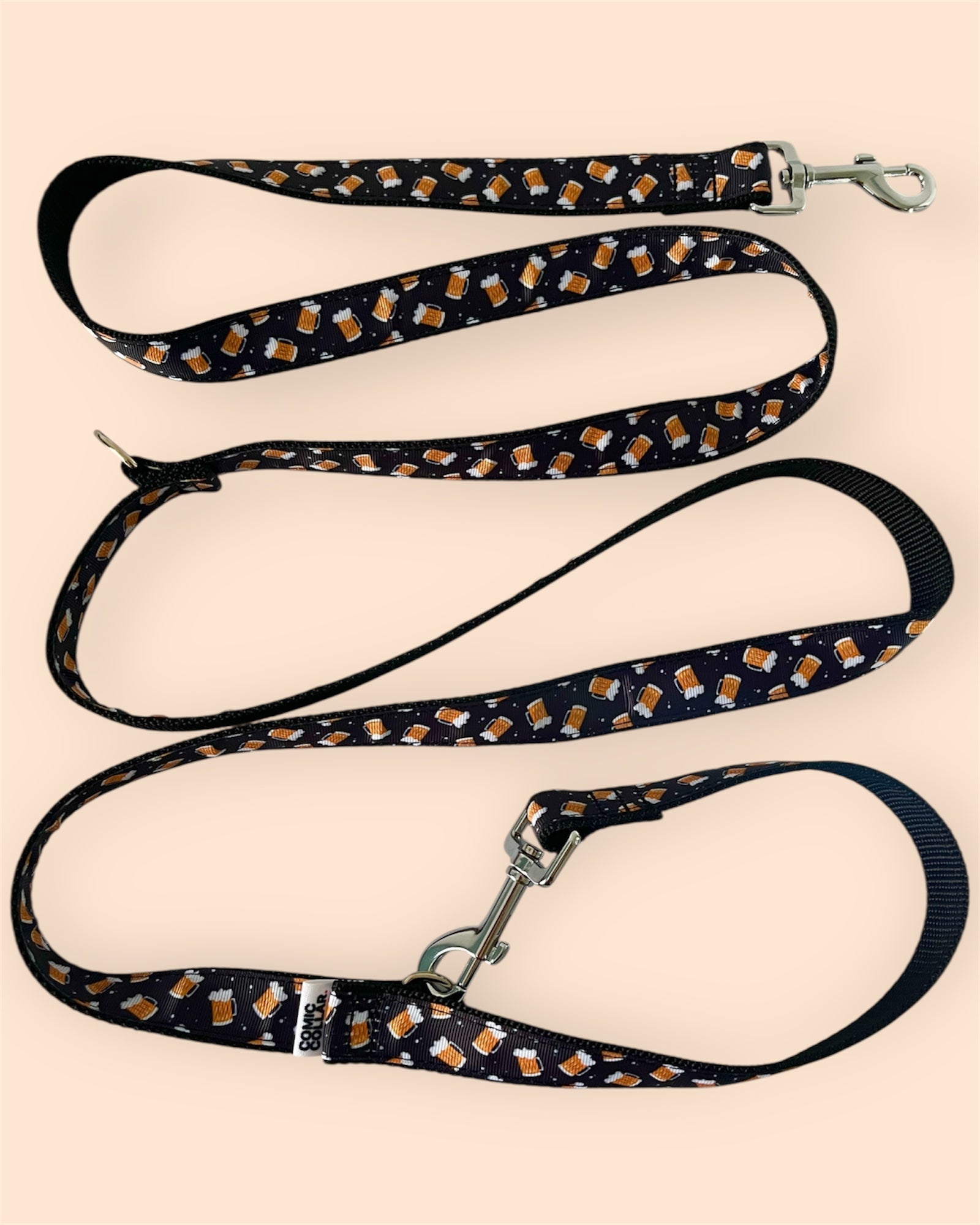 DOUBLE ENDED LEASH - BEER