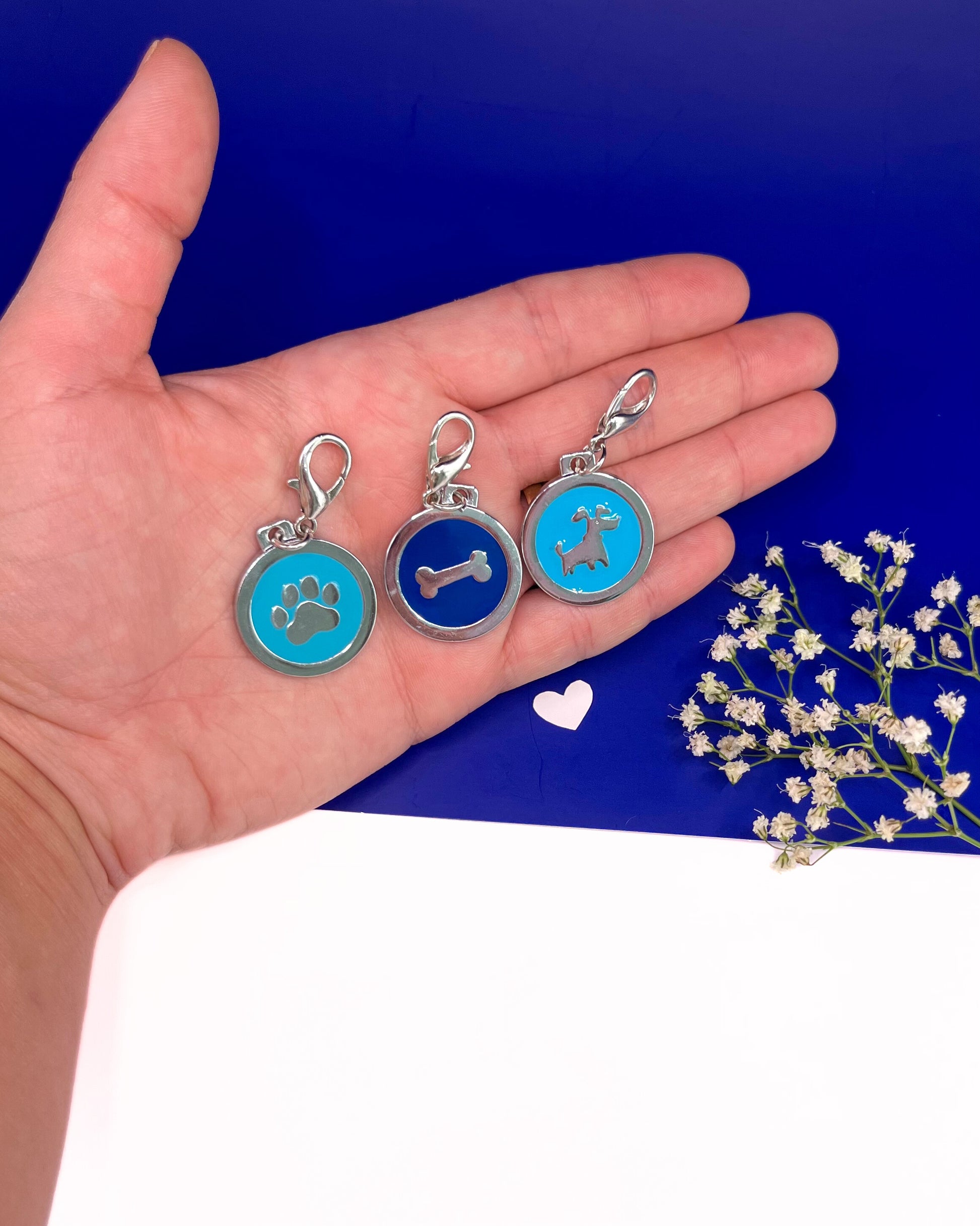 DOG COLLAR CHARM - VARIOUS PATTERNS