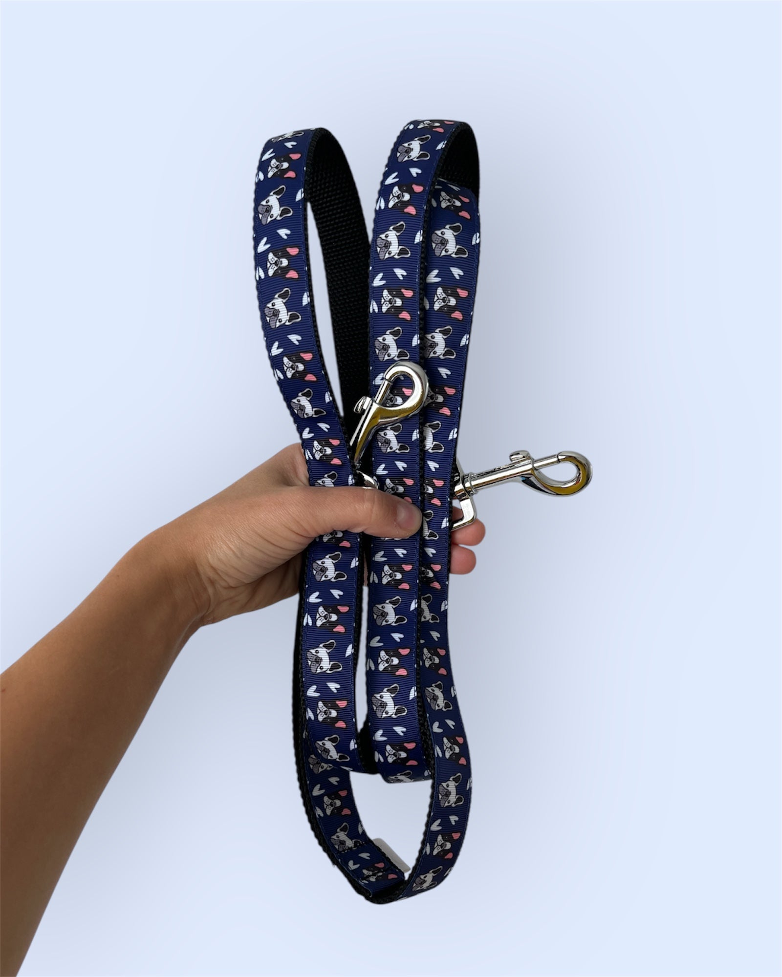 DOUBLE ENDED LEASH - FREANCHIE NAVY