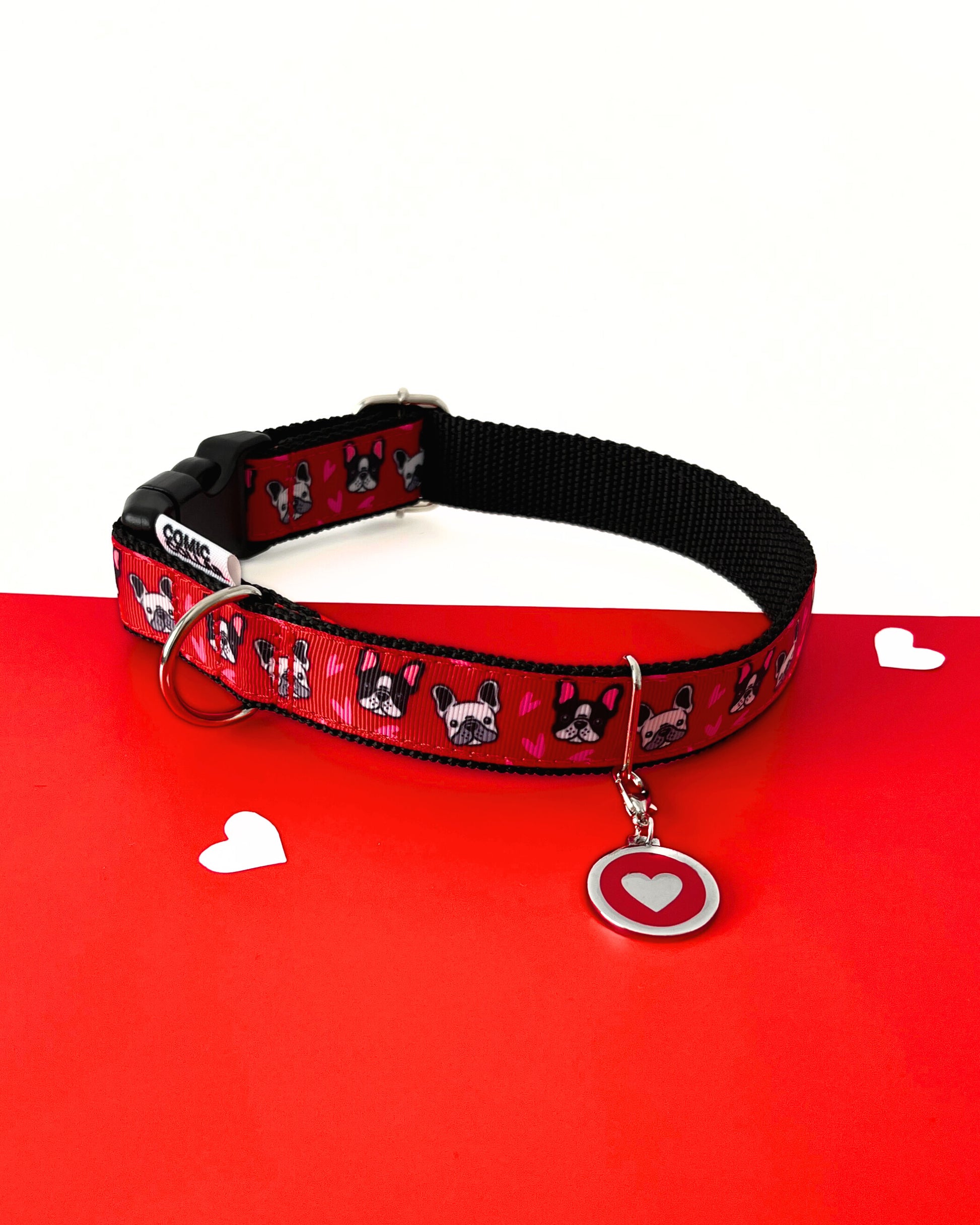 DOG COLLAR BUCKLE - FREANCHIE RED