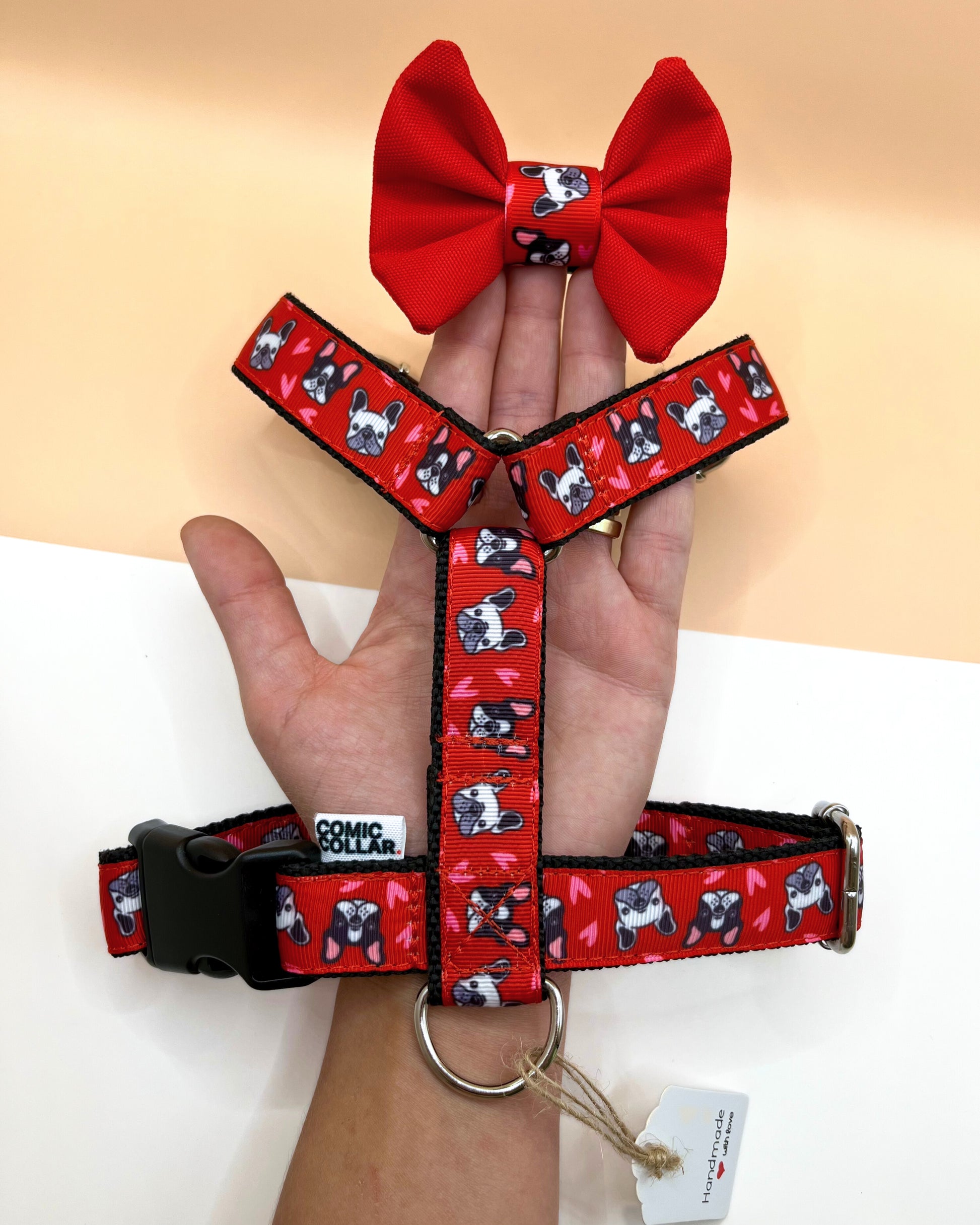 DOG HARNESS -FREANCHIE RED