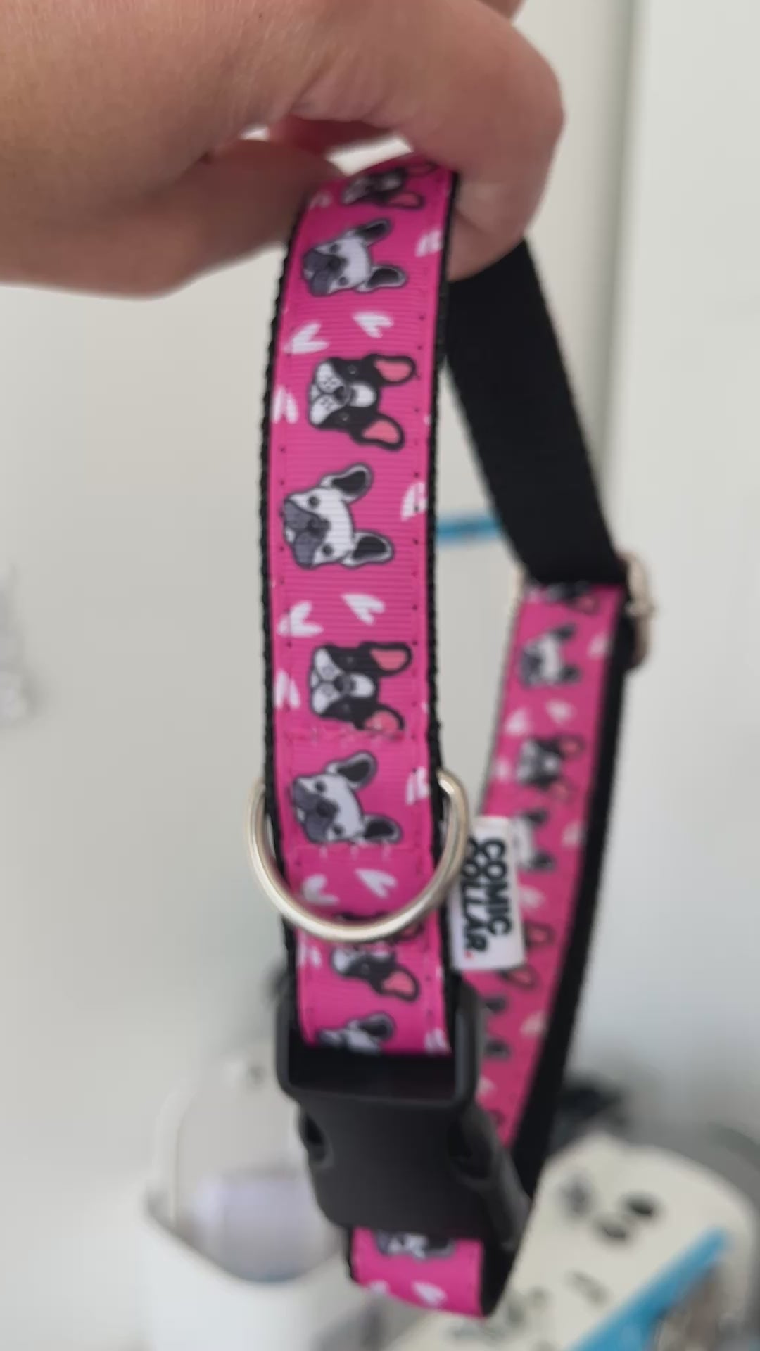 DOG COLLAR BUCKLE - FREANCHIE PINK