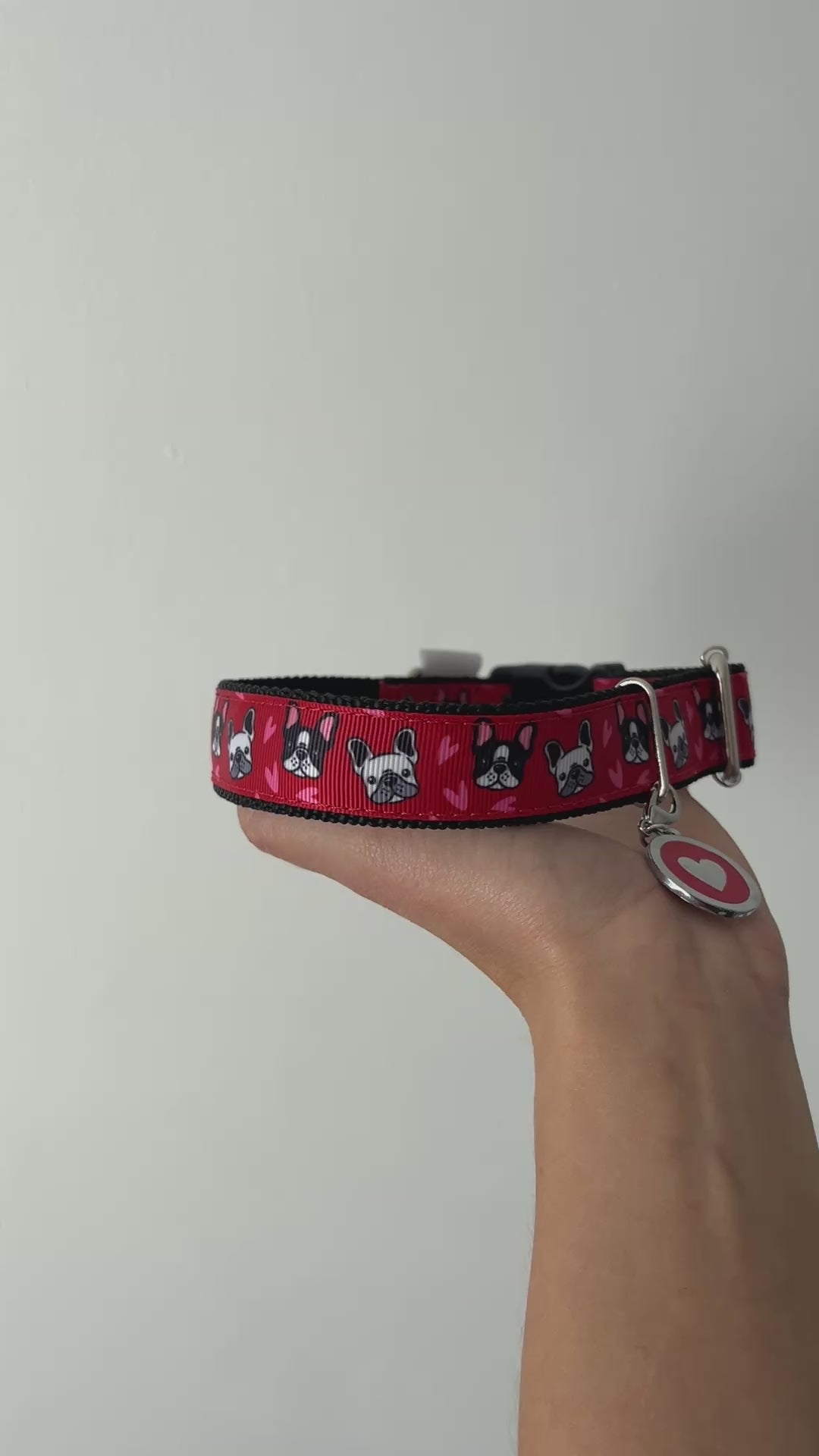 DOG COLLAR BUCKLE - FREANCHIE RED